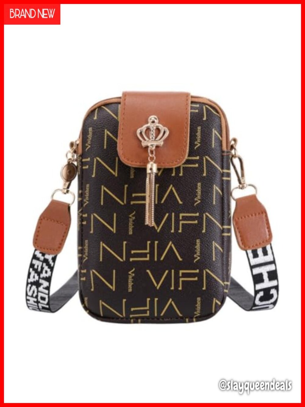 Women's Crossbody Bag Lightweight Adjustable Strap Messenger Purse for Work